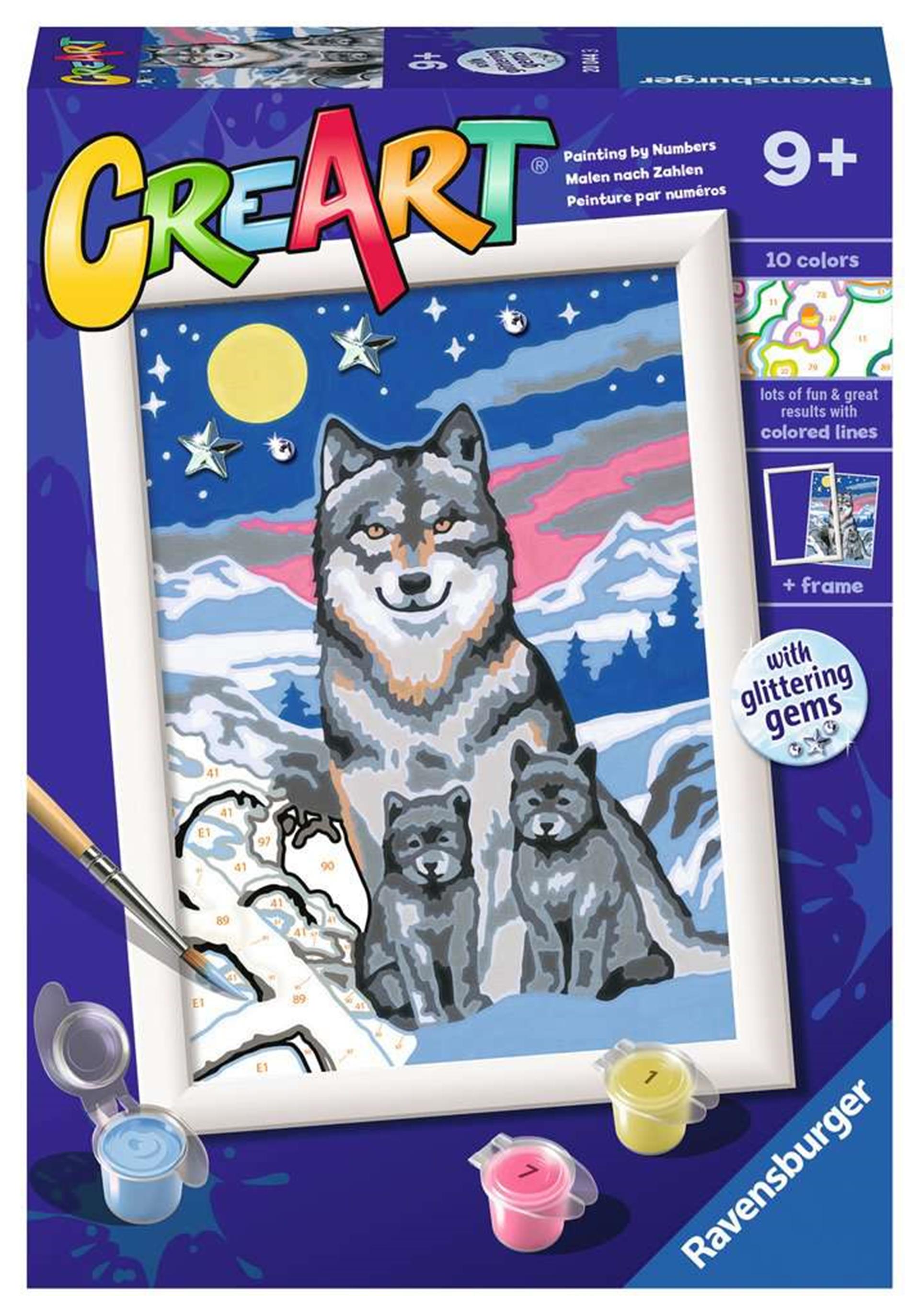 Ravensburger creart wolf family