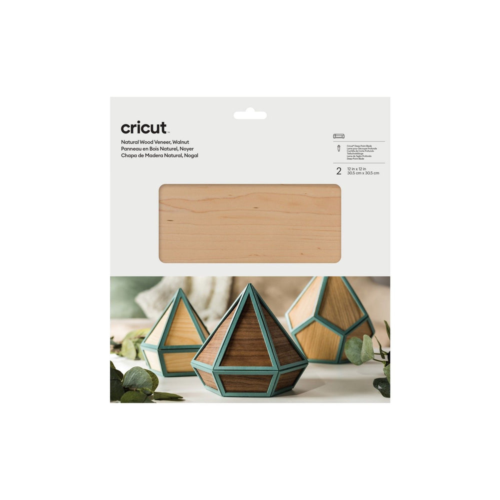 Cricut • wood veneer 30,5x30,5cm walnut