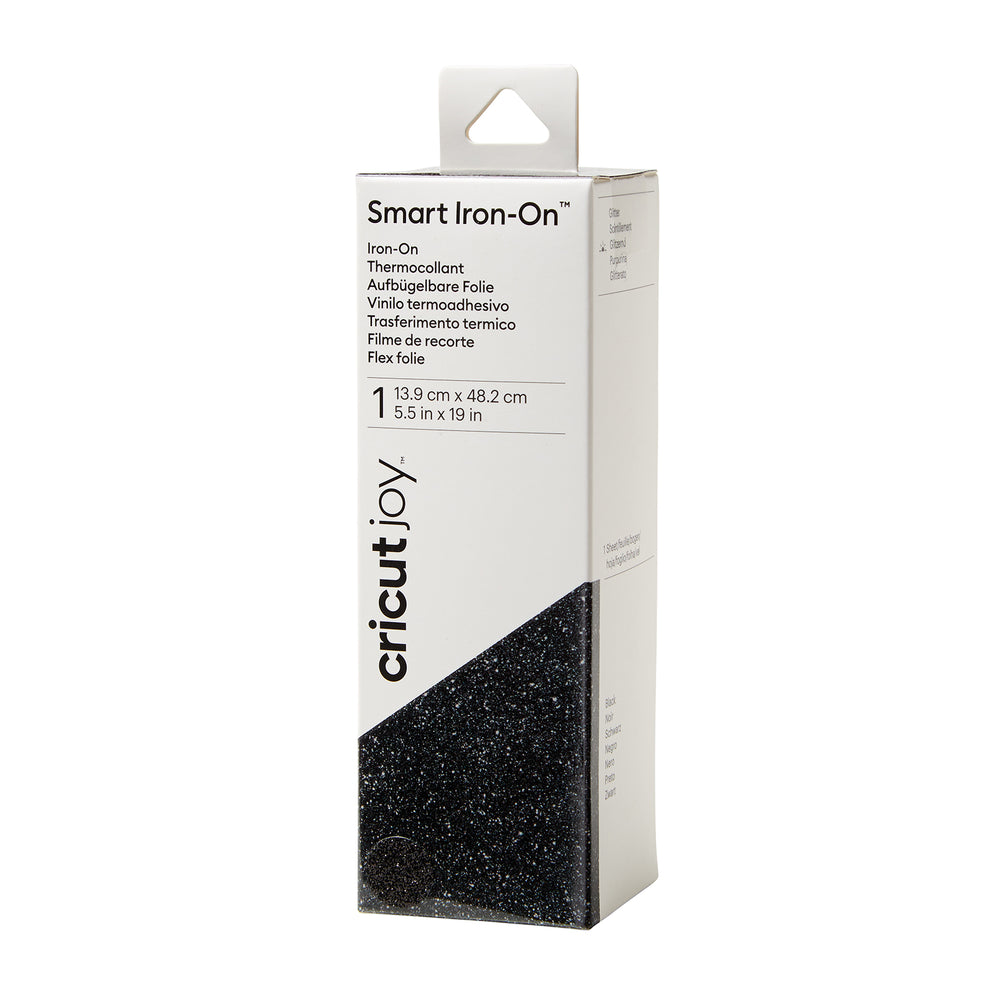 Cricut joy • smart iron-on glitter zwart