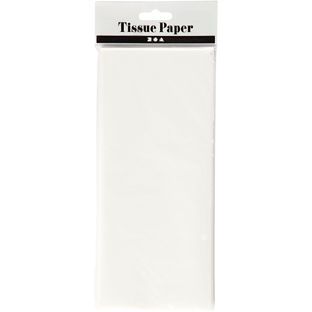 Creativ company tissuepapier wit 10 afgesloten 14 gr, 50x70cm