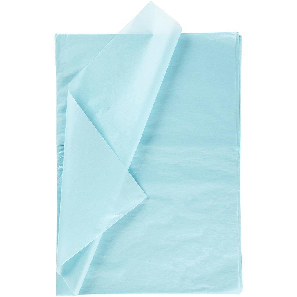 Creativ company tissuepapier lichtblauw 10 vochtig 14 gr, 50x70cm