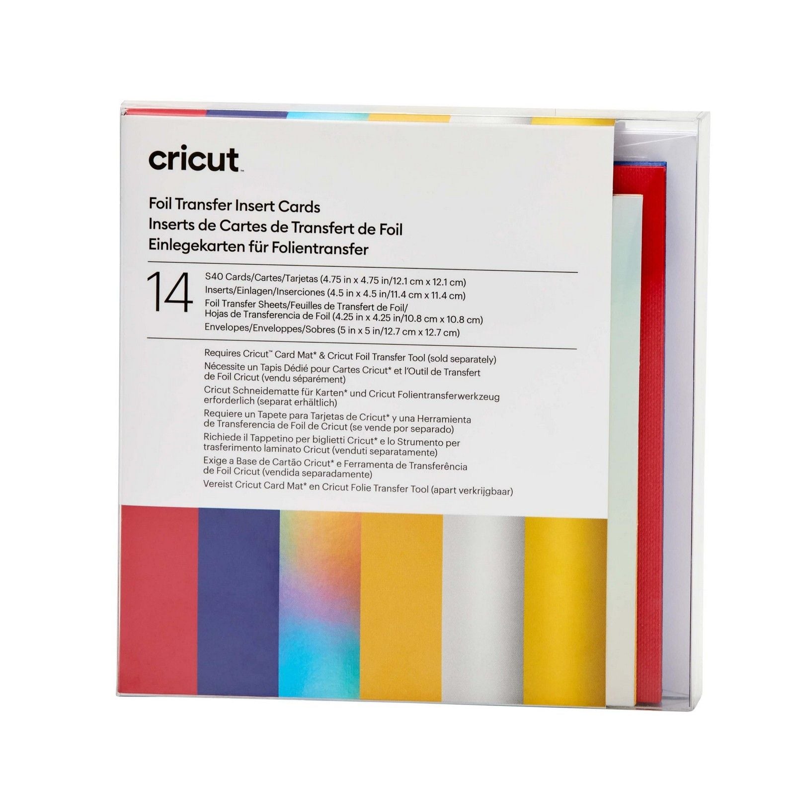 Cricut • insert cards foil celebration s40