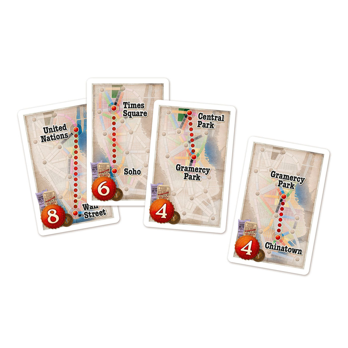 Asmodee ticket to ride new york bordspel
