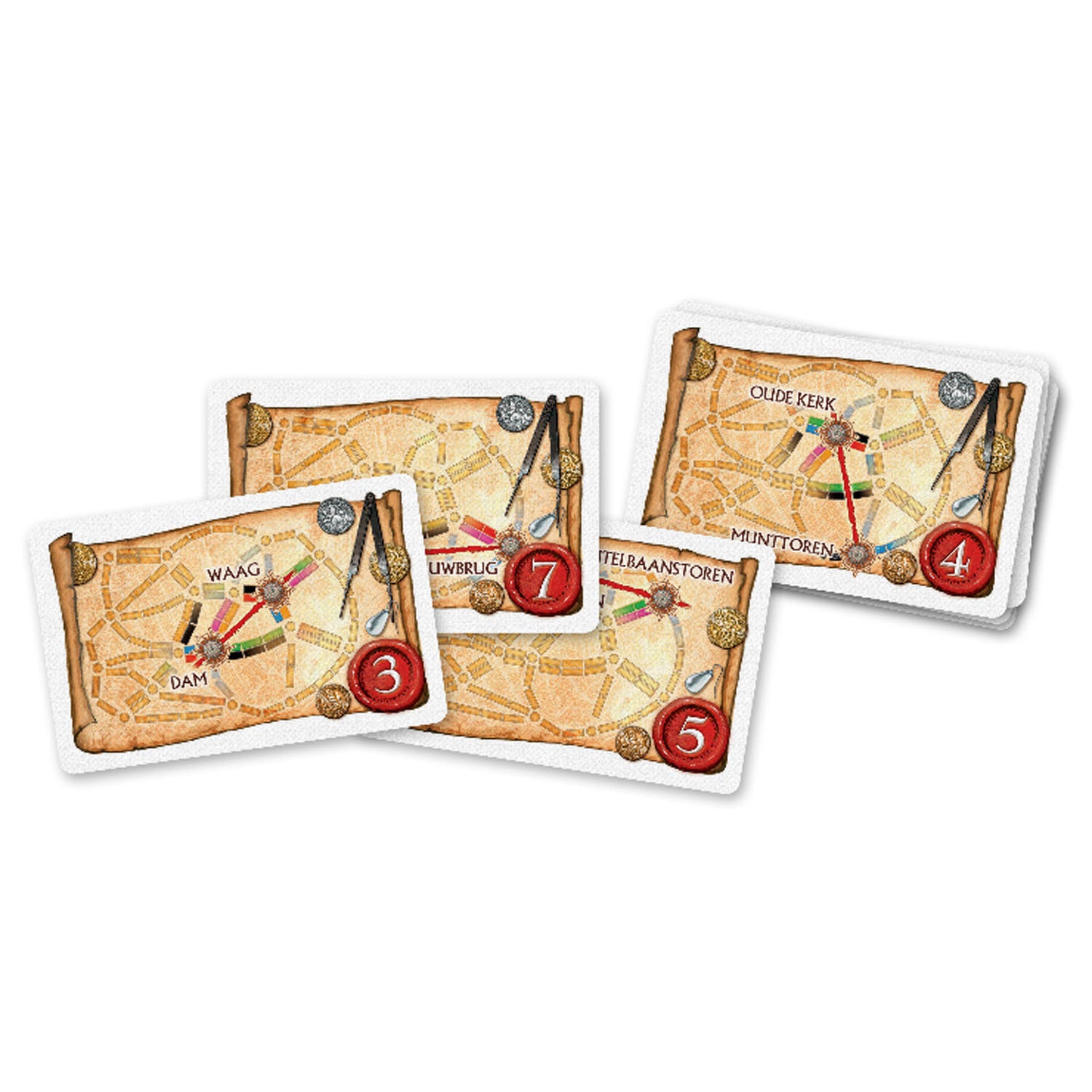 Days of wonder ticket to ride amsterdam – nederlandstalig bordspel voor 2 tot 4 spelers - snel strategisch spel vanaf 8 jaar - speel in 17e-eeuws amsterdam