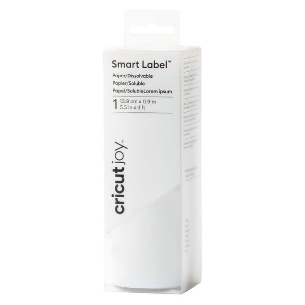 Cricut joy • smart labels disolvable 91x14cm 1 sheet white