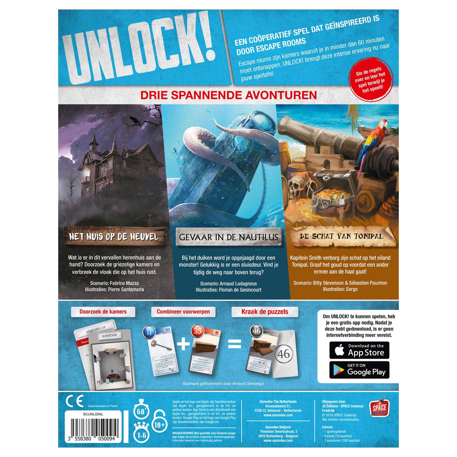 Asmodee Ontgrendel! 2 Mysterieuze Avonturen