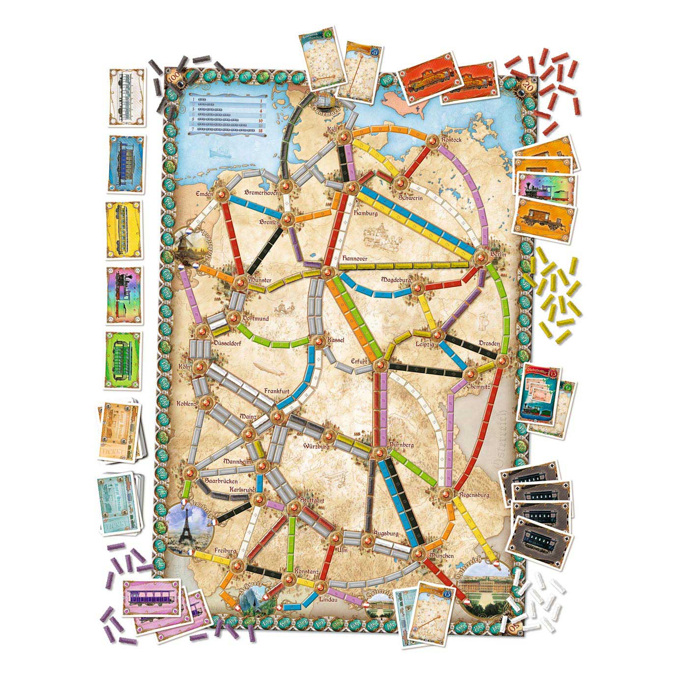 Asmodee Ticket to Ride Duitsland Bordspel