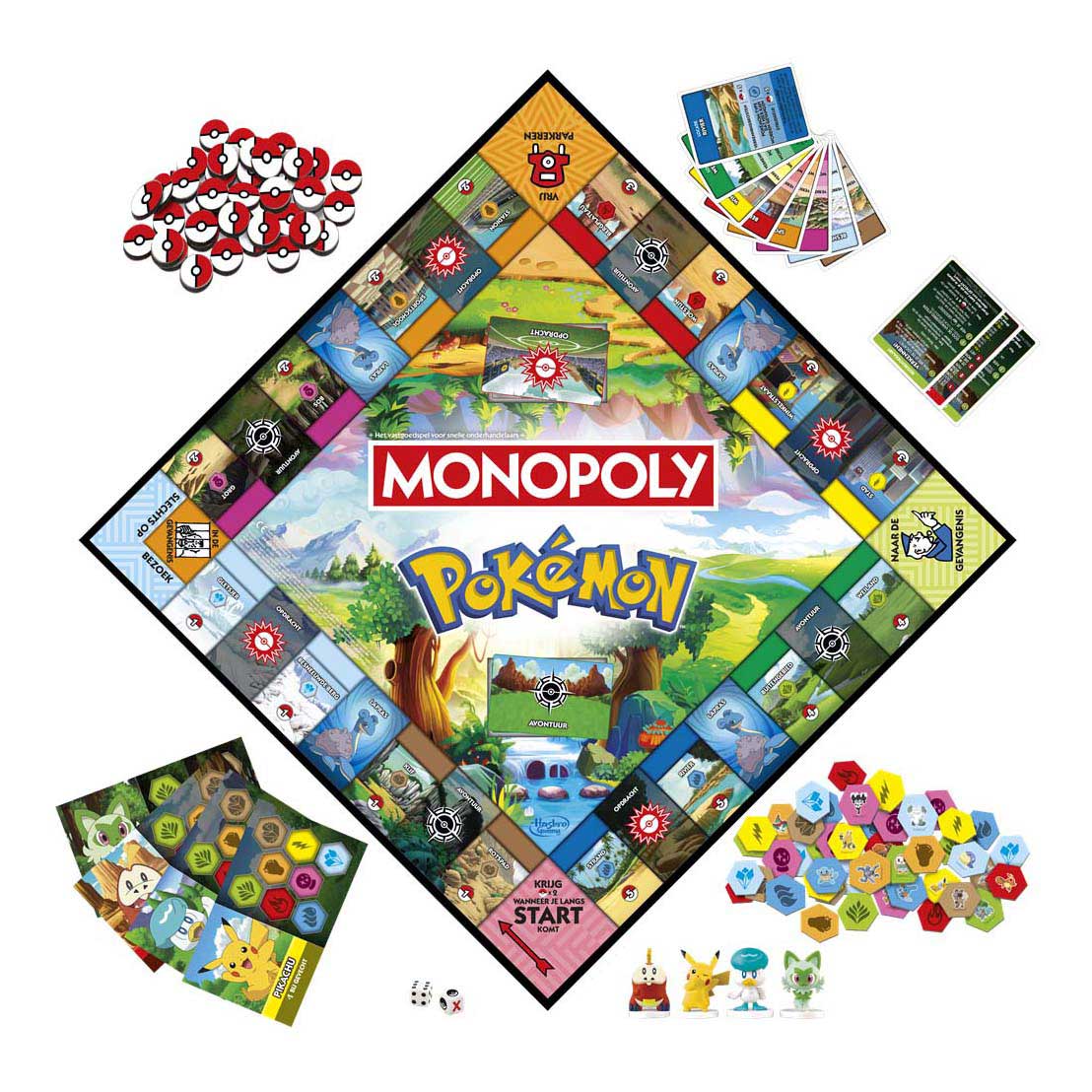 Monopoly pokémon editie - bordspel - gezelschapsspel