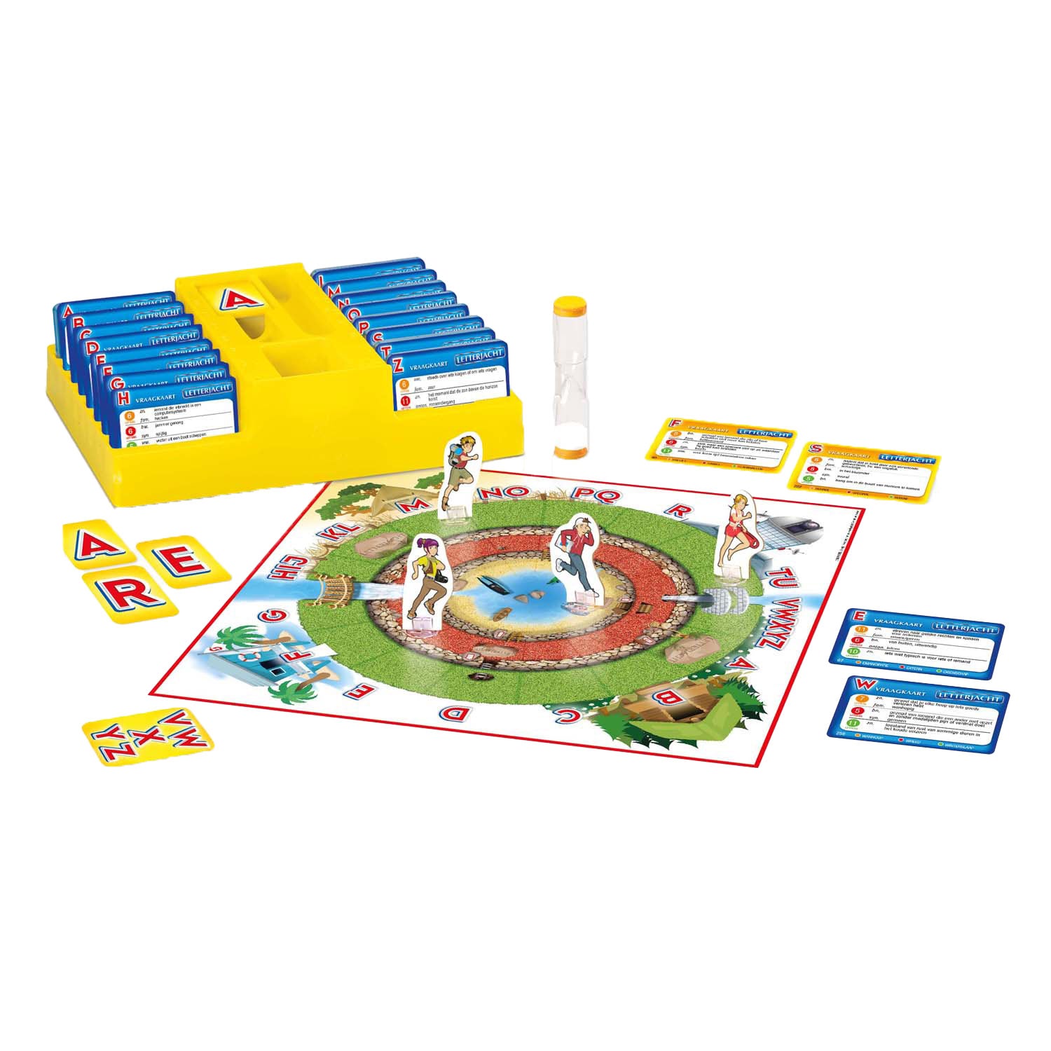 Megableu letterjacht bordspel