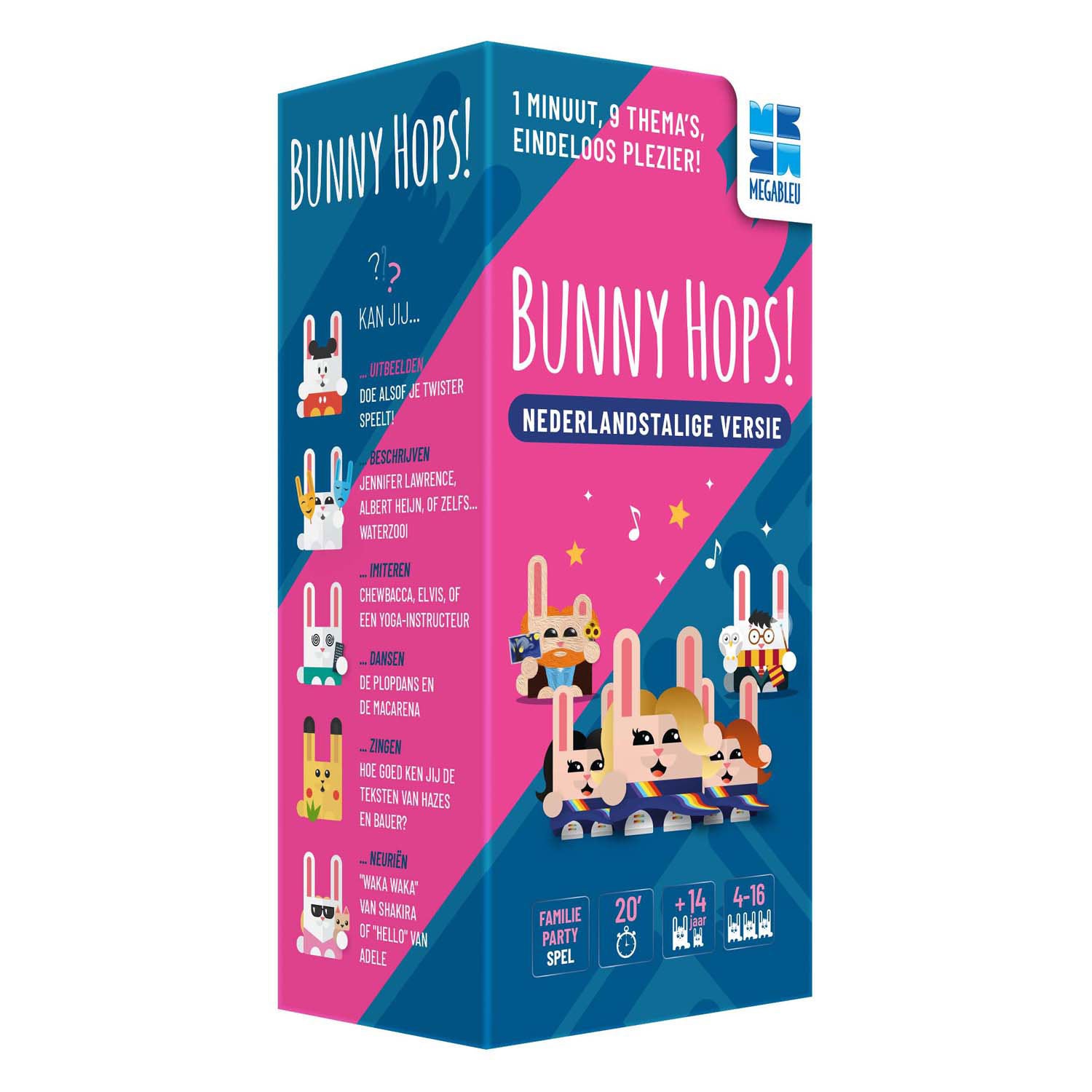 Megableu bunny hops bordspel