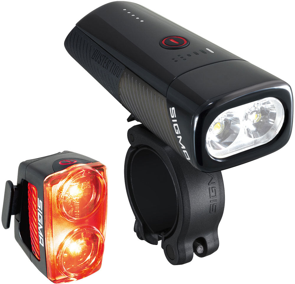 Verlichtingset Sigma Buster 1100 USB + Buster RL 150 Flitser USB