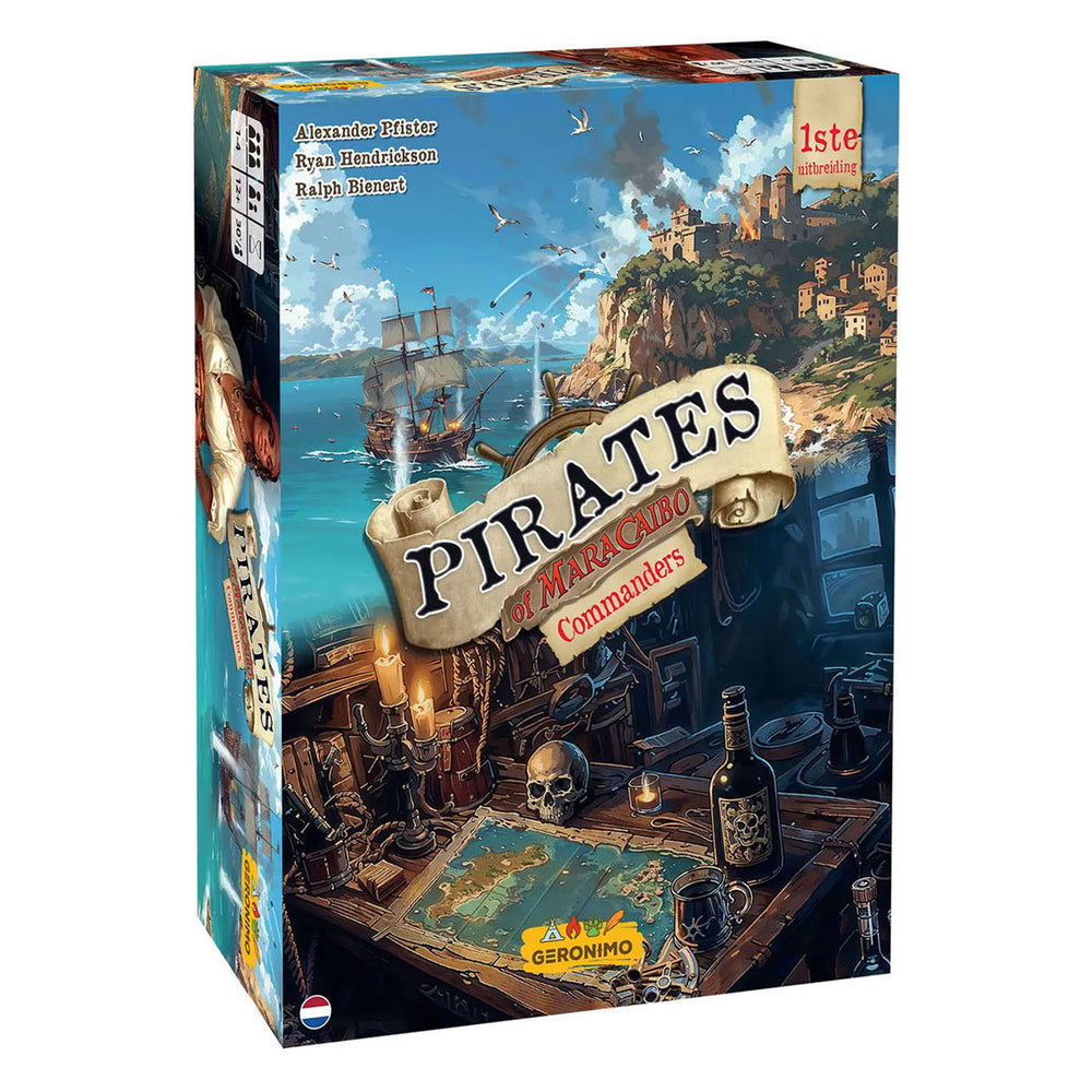 Geronimo games bordspel pirates of maracaibo uitbreiding commanders