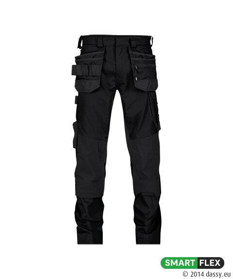 Dassy broek flux next p k zwart 54