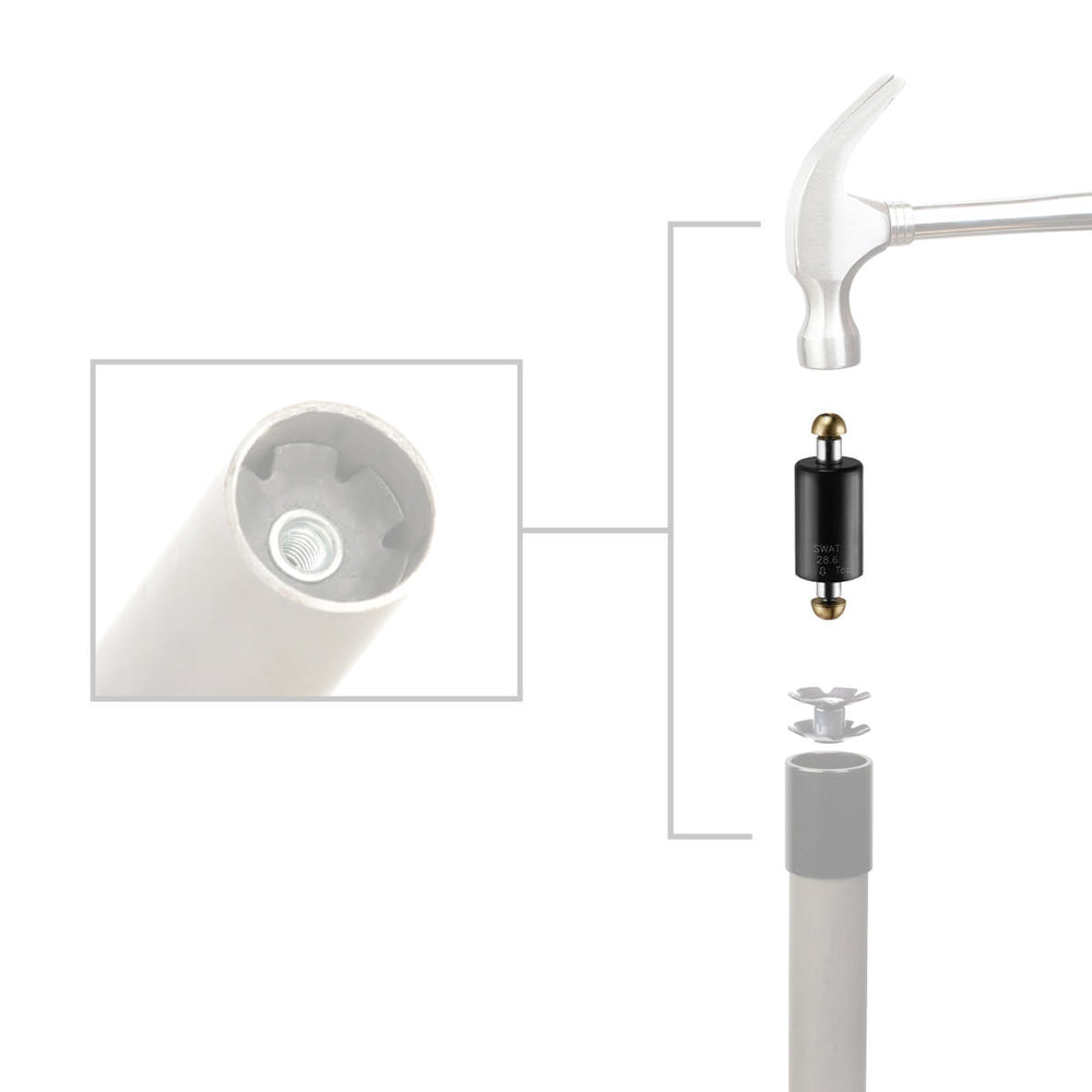 Katana professional a-head claw hammer-in aid 1 and 1 1 8