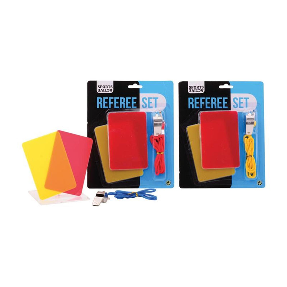 Sport actieve scheidsrechterset deluxe