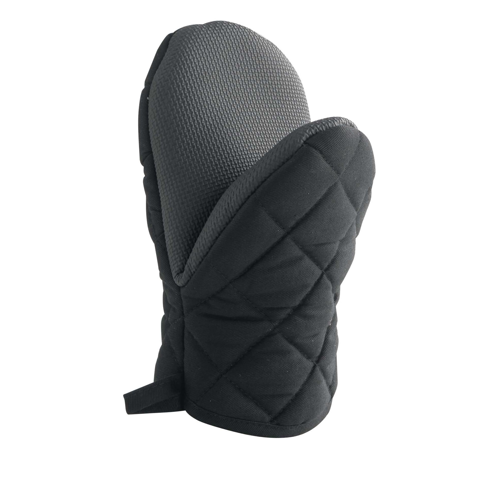 Wicotex ovenhandschoen met neoprene grip zwart