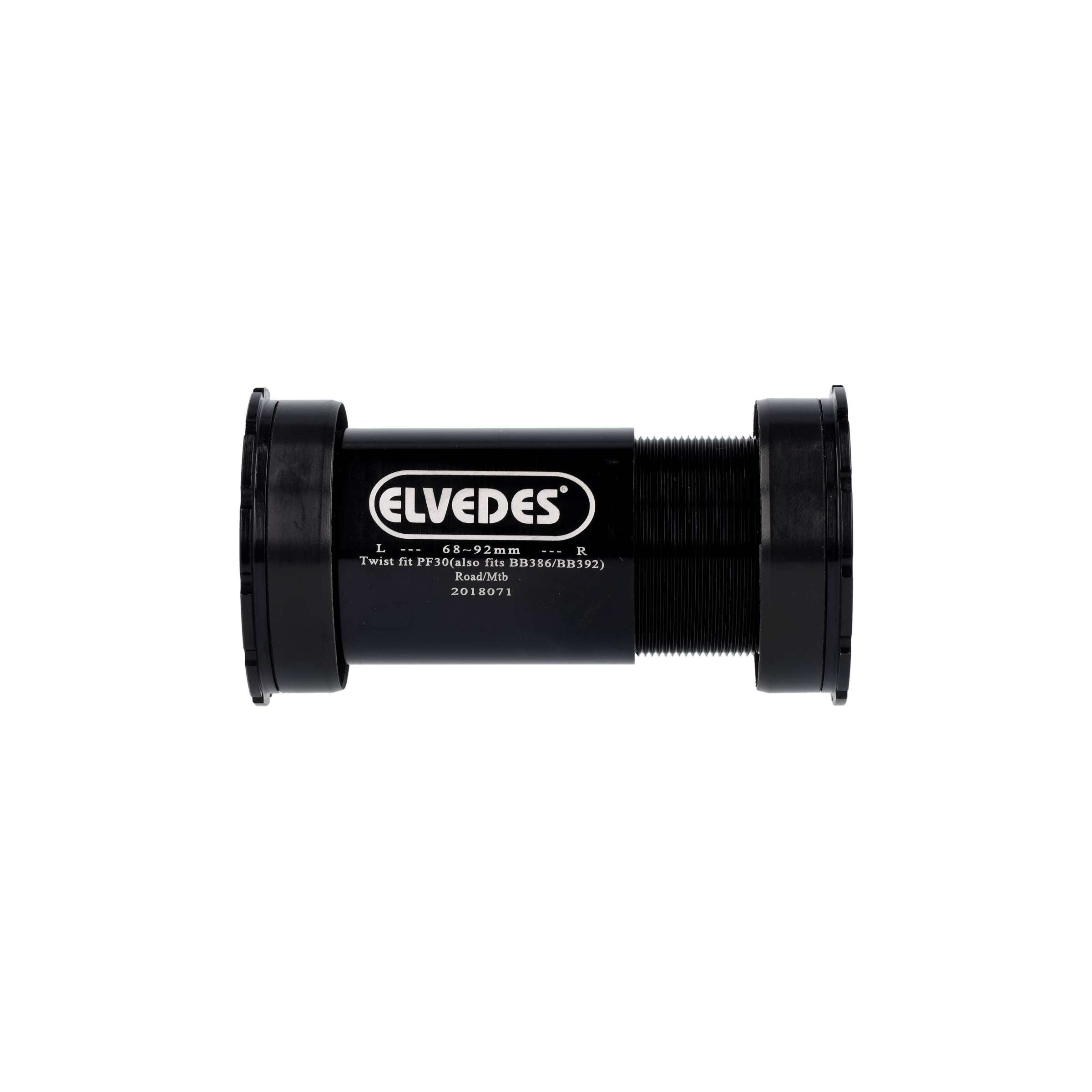 Boîtier de pédalier Elvedes Twist fit PF30 (convient également à BB386 BB392)