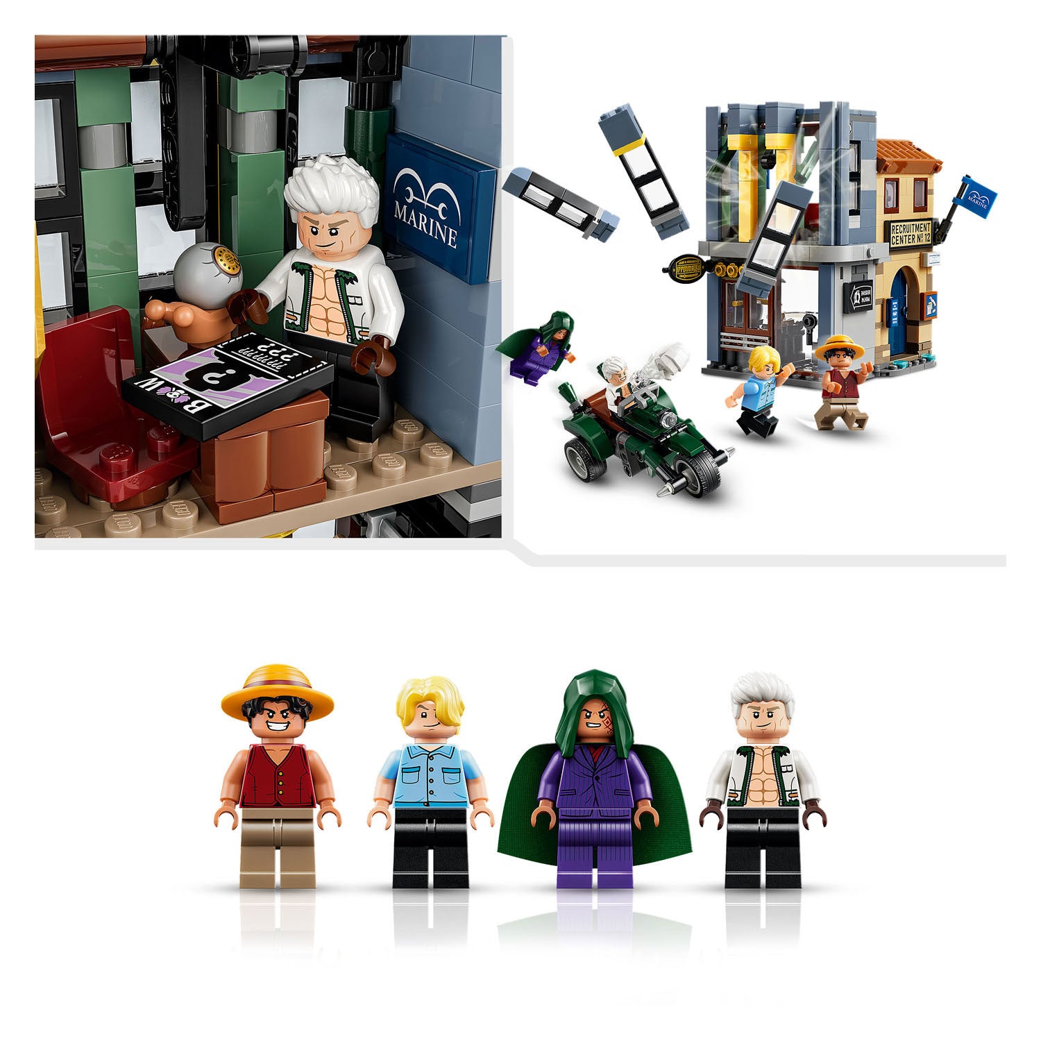 Lego one piece 75642 confrontatie met kapitein smoker