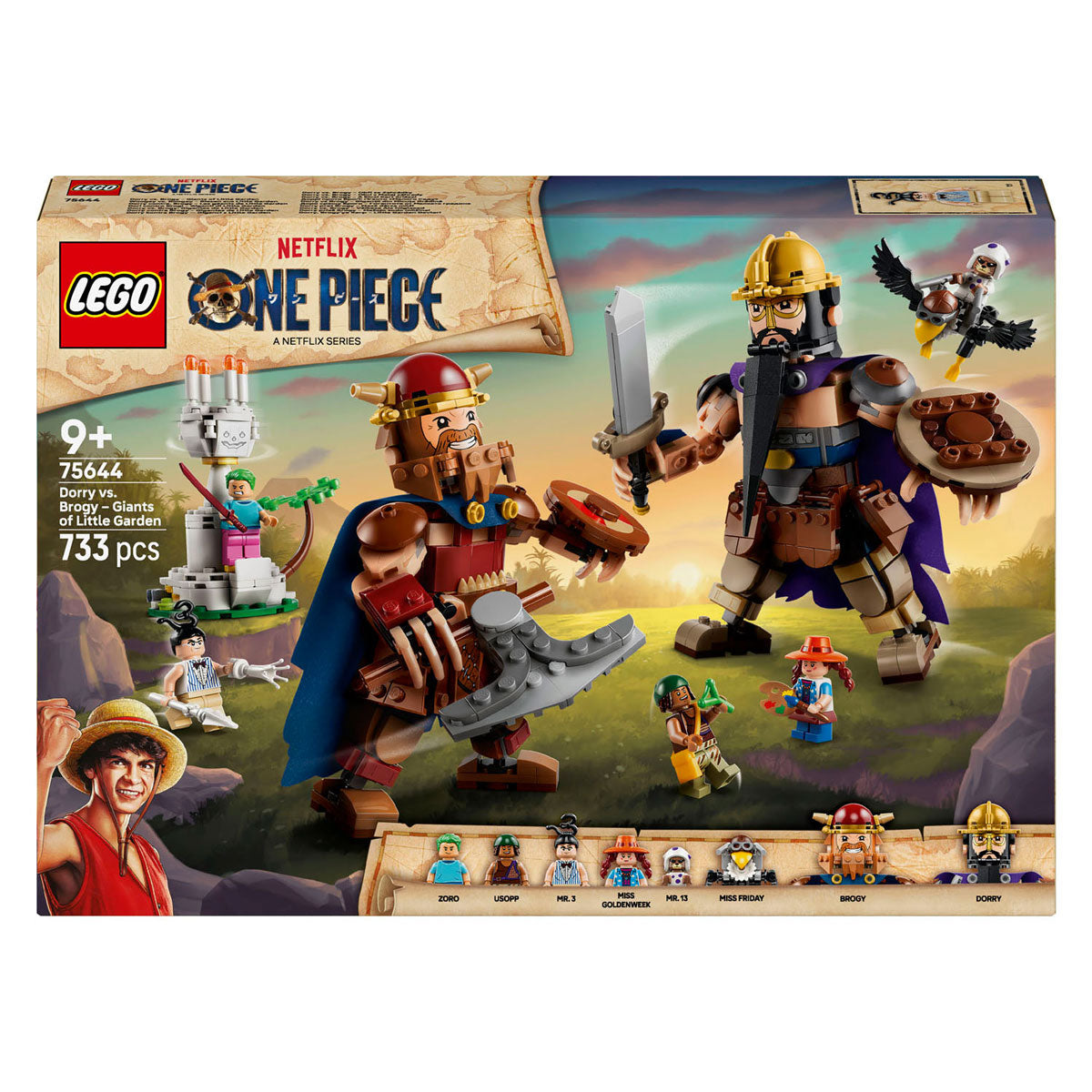 Lego one piece 75644 dorry vs. brogy - reuzen van kleine gaarde