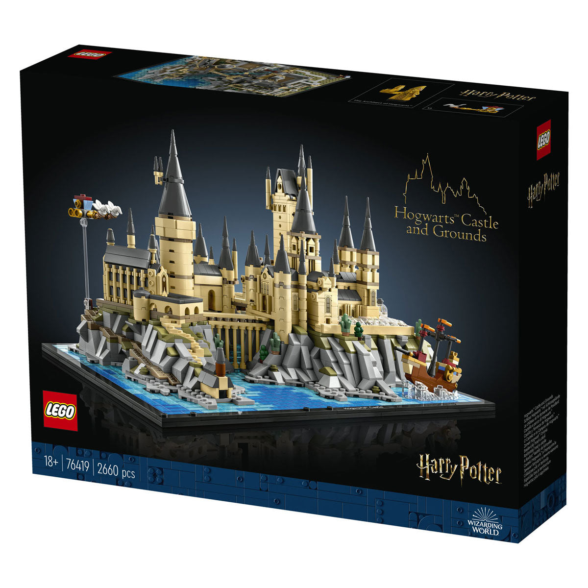 Lego harry potter kasteel zweinstein en terrein grote set voor volwassenen - 76419