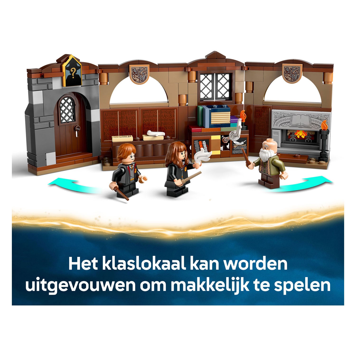 Lego 76442 harry potter kasteel zwijnstein: toverspreukenles