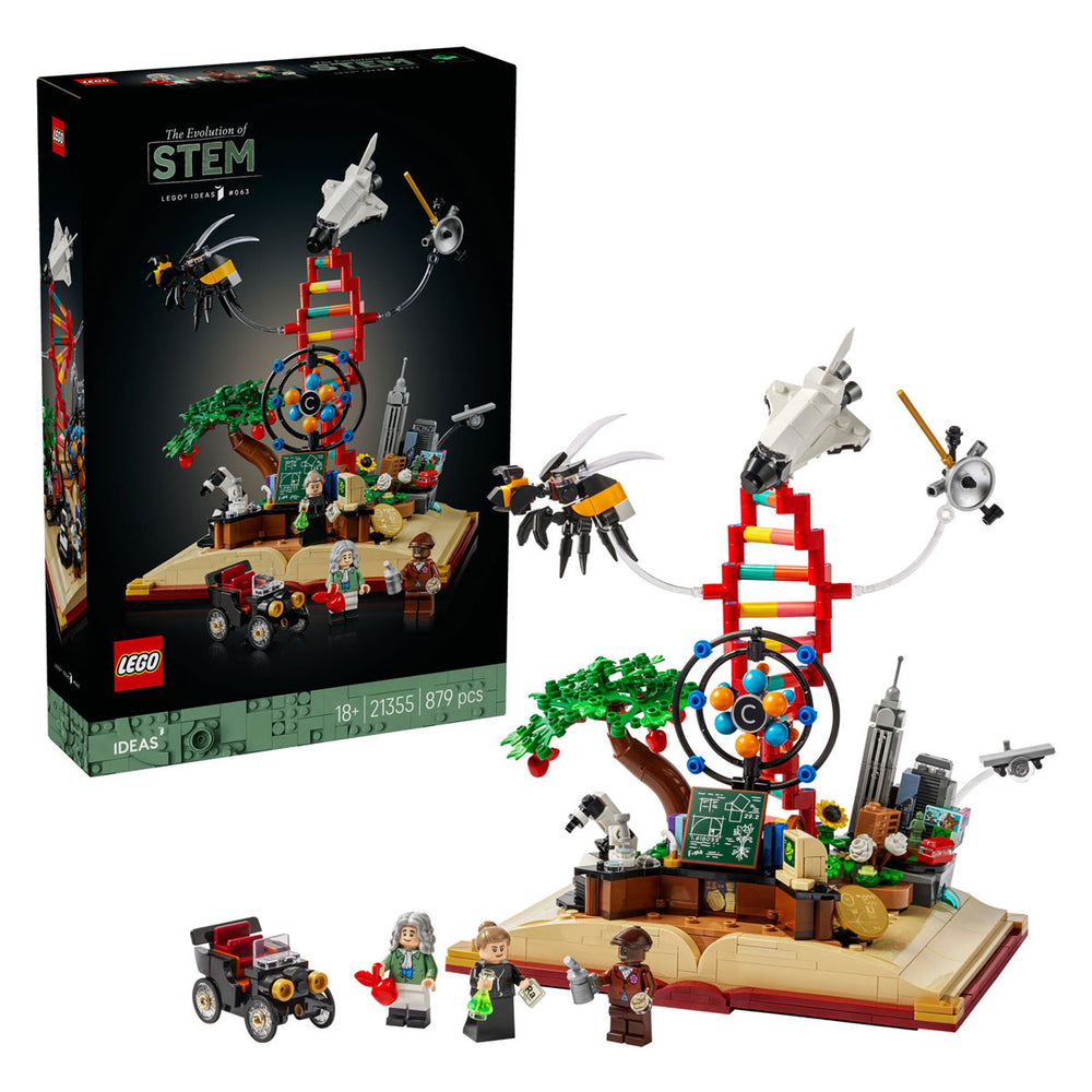 Lego ideas 21355 de evolutie van stem
