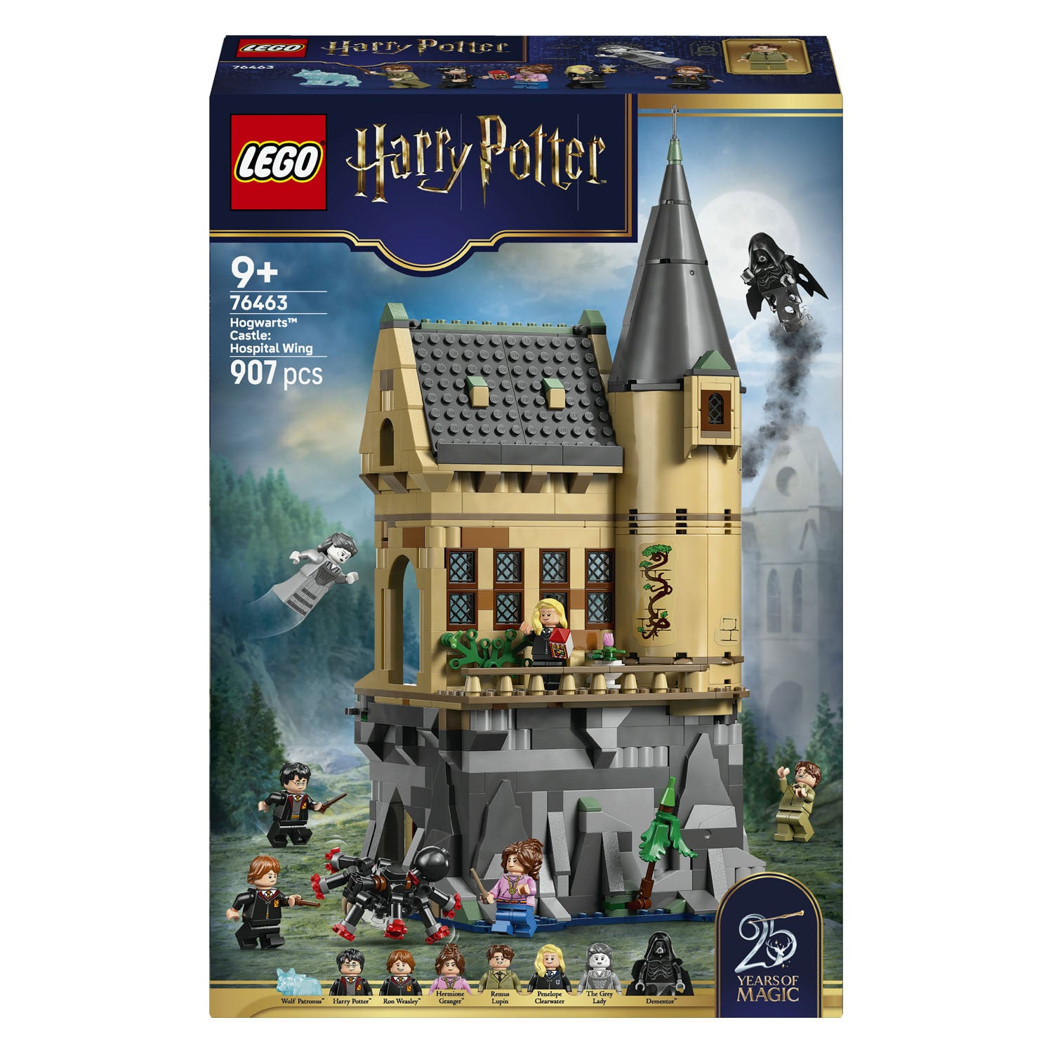 Lego harry potter kasteel zweinstein: ziekenzaal bouwpakket voor kinderen met 7 minifiguren - 76463