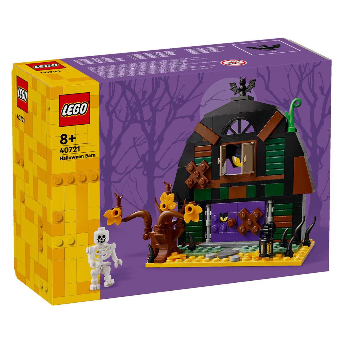 Lego iconic - halloweenschuur constructiespeelgoed (40721)