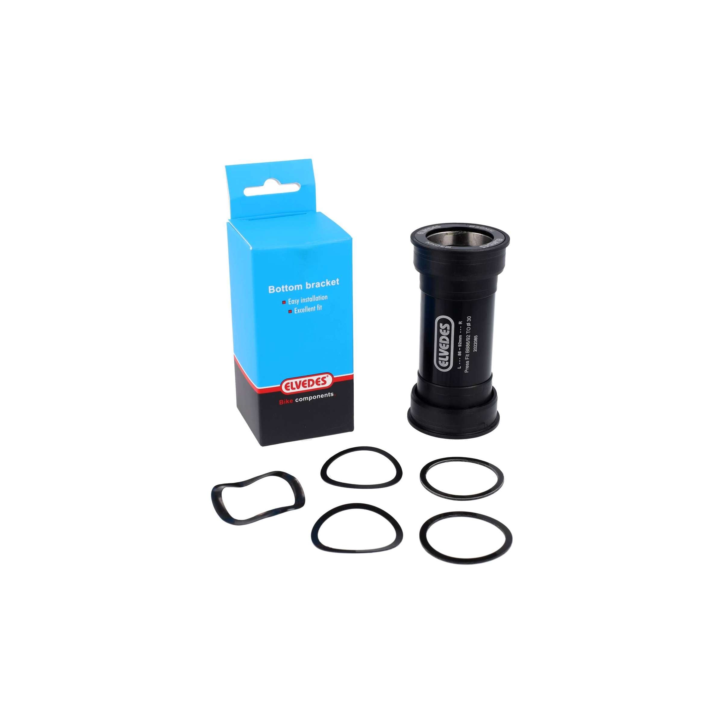 Elvedes trapas pressfit bb86 92 41mm voor 30mm