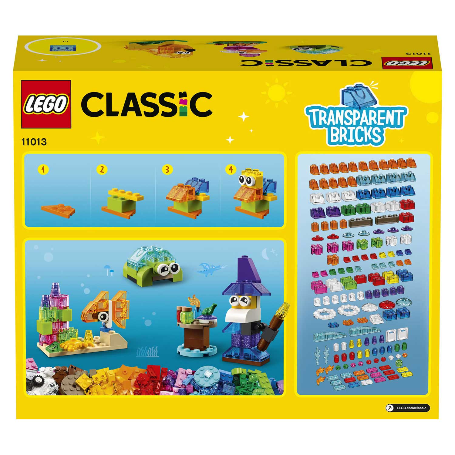 LEGO Classic 11013 Creatieve Transparante Stenen