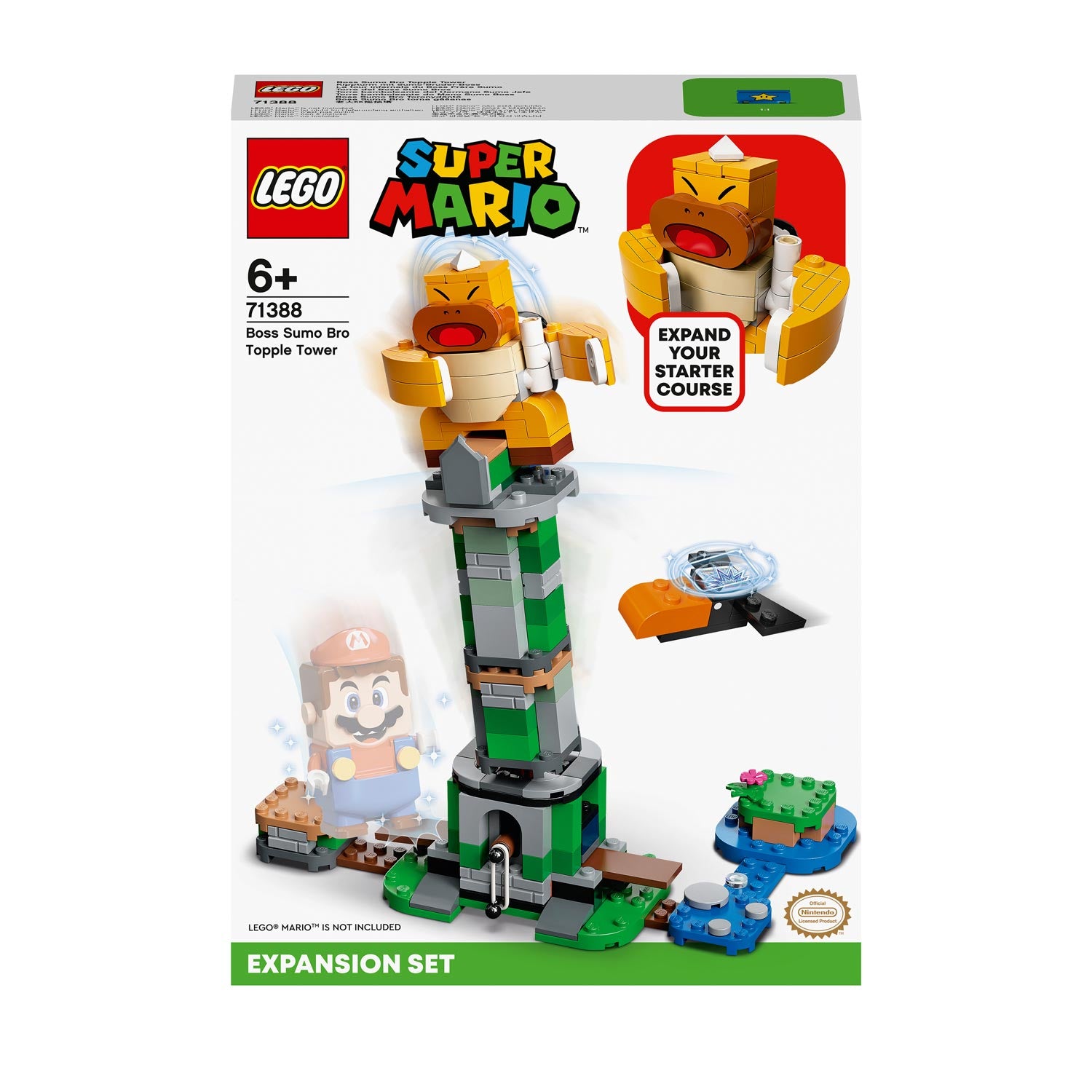 Lego super mario 71388 uitbreidingsset: eindbaasgevecht
