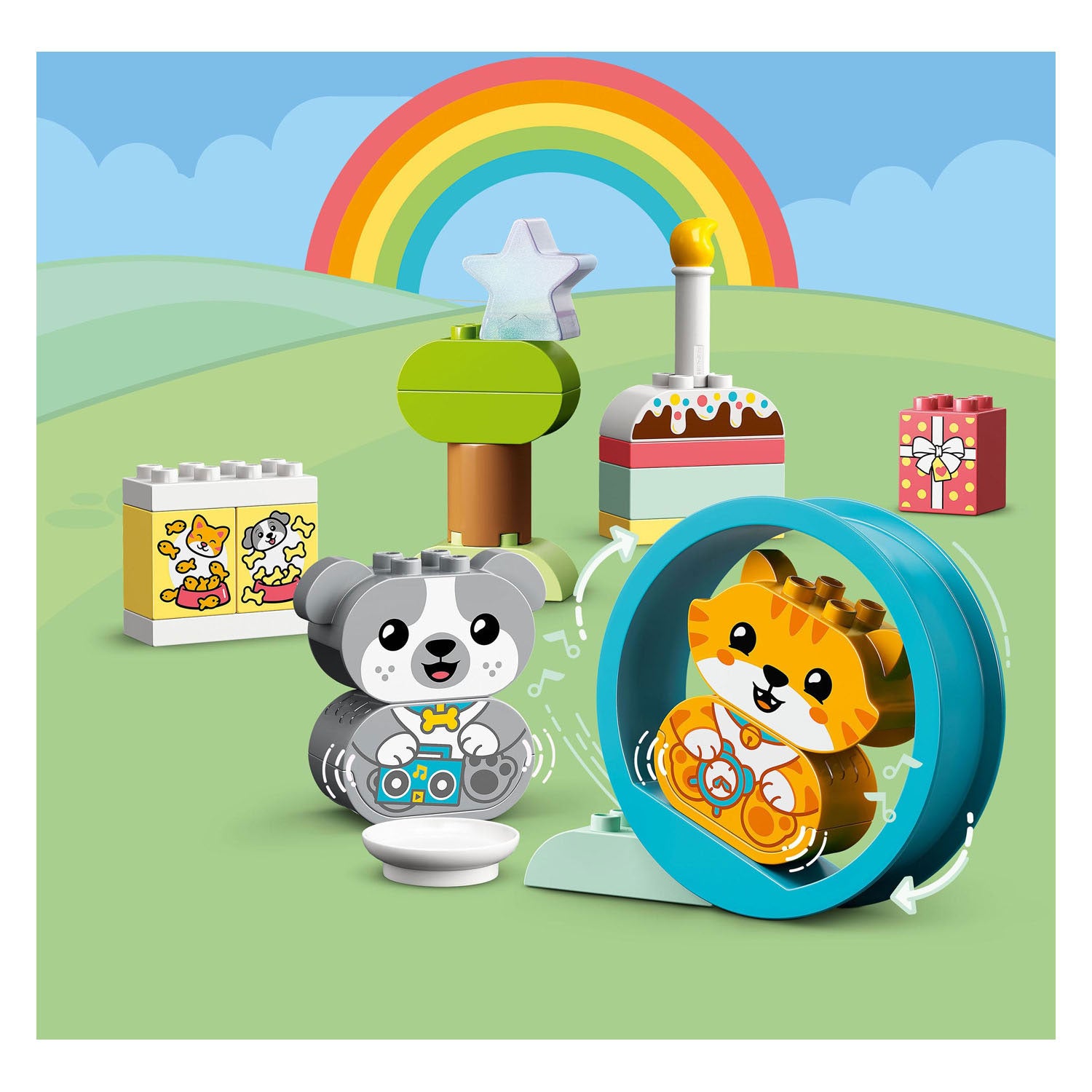 Lego duplo 10977 mijn eerste puppy kitten met geluiden