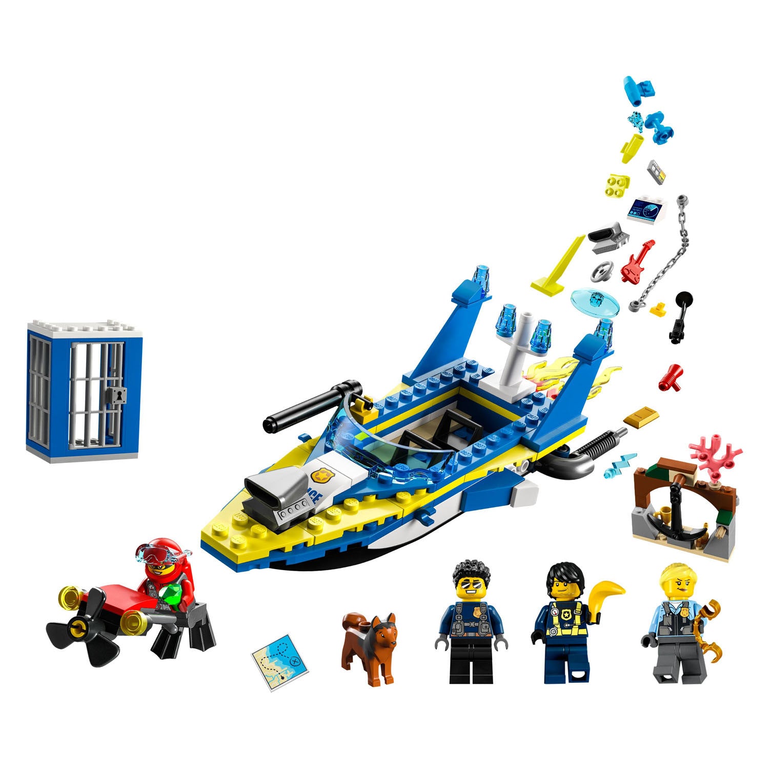 LEGO City 60355 Water Politie Detective Missies