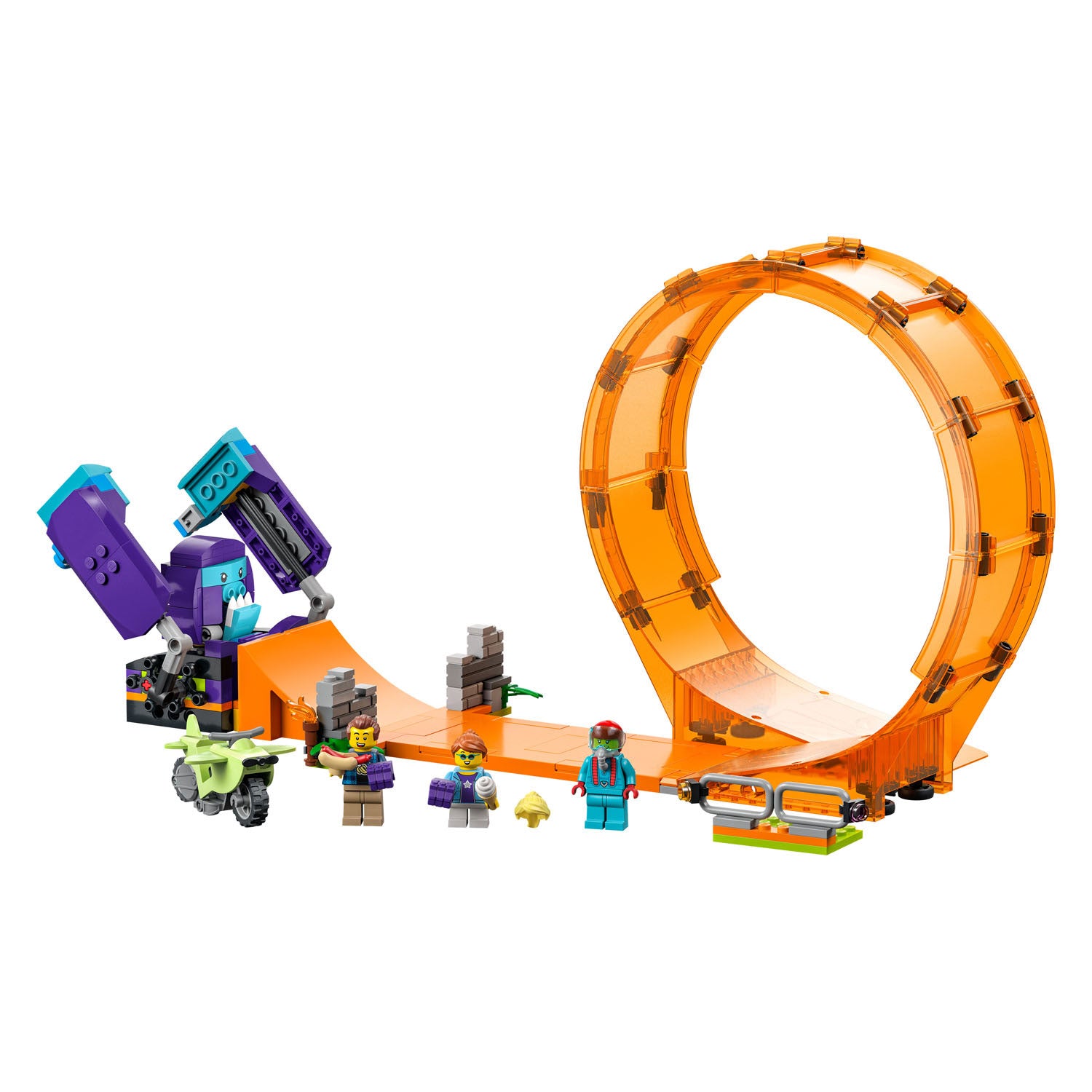 Lego city 60338 verpletterende chimpansee-stuntloop