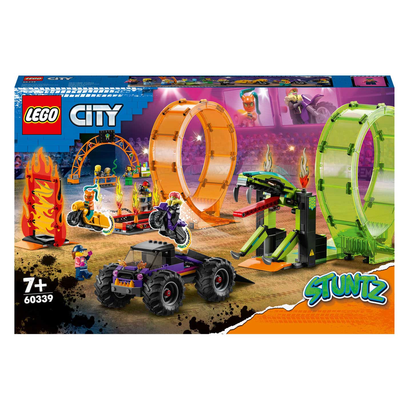 Lego city 60339 dubbele loop stuntarena