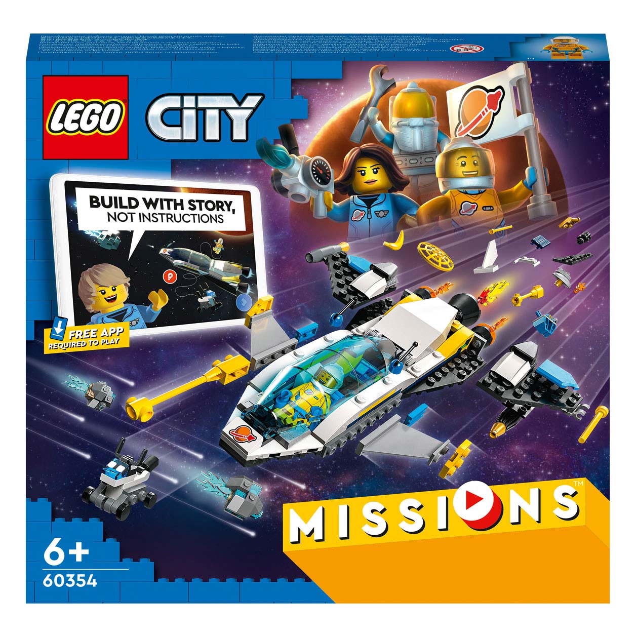 LEGO City 60354 Mars Ruimtevaartuig Verkenningsmissies