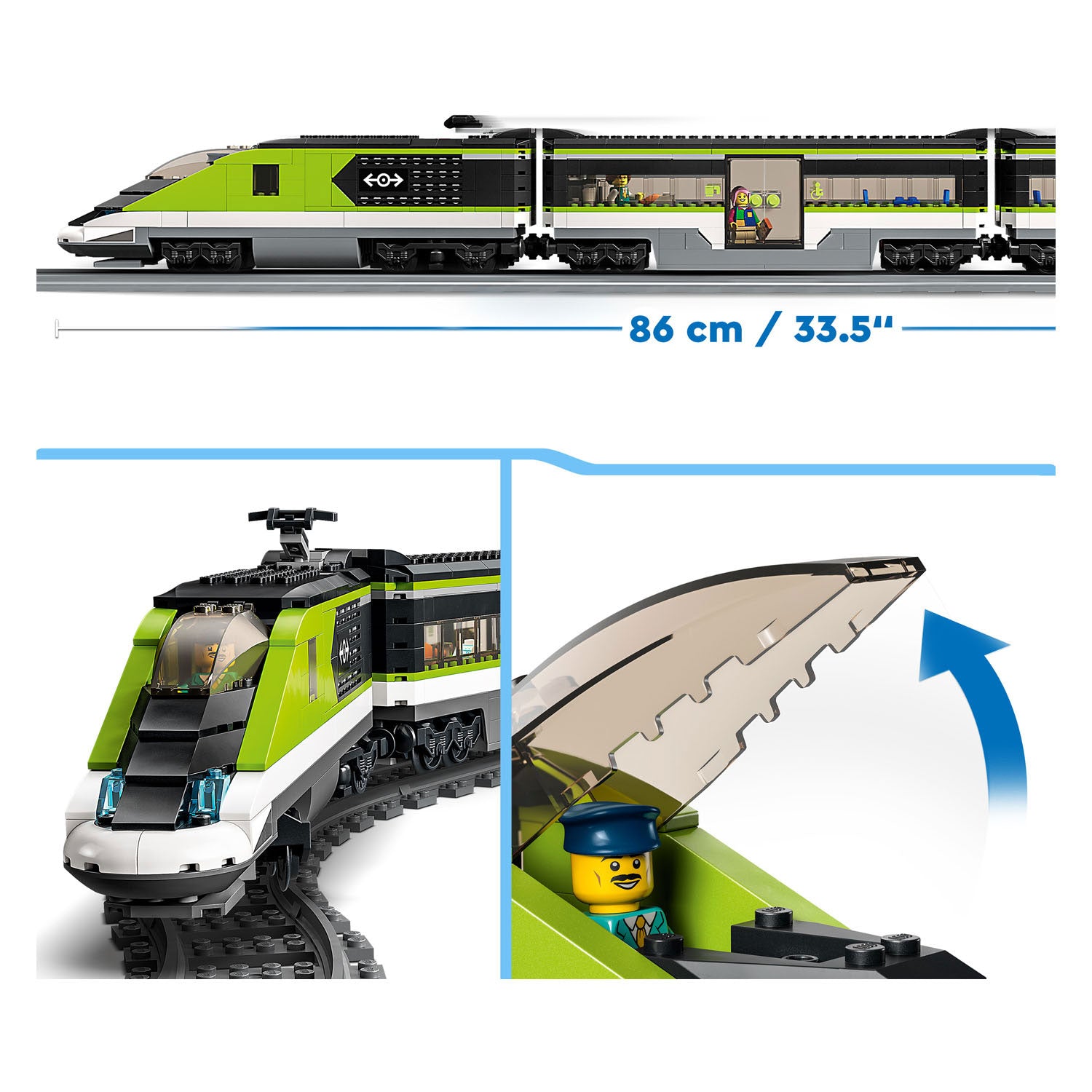 Lego city 60337 express passagierstrein
