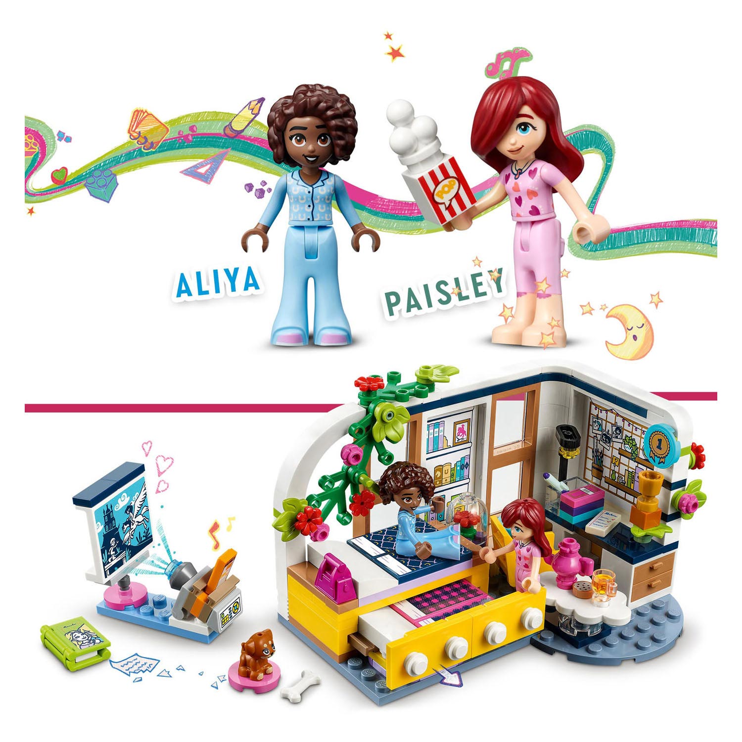 LEGO Friends 41740 Aliya's Kamer