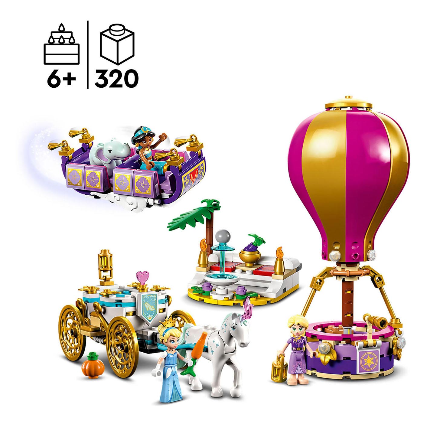 LEGO Disney 43216 Betoverende Reis van Prinses