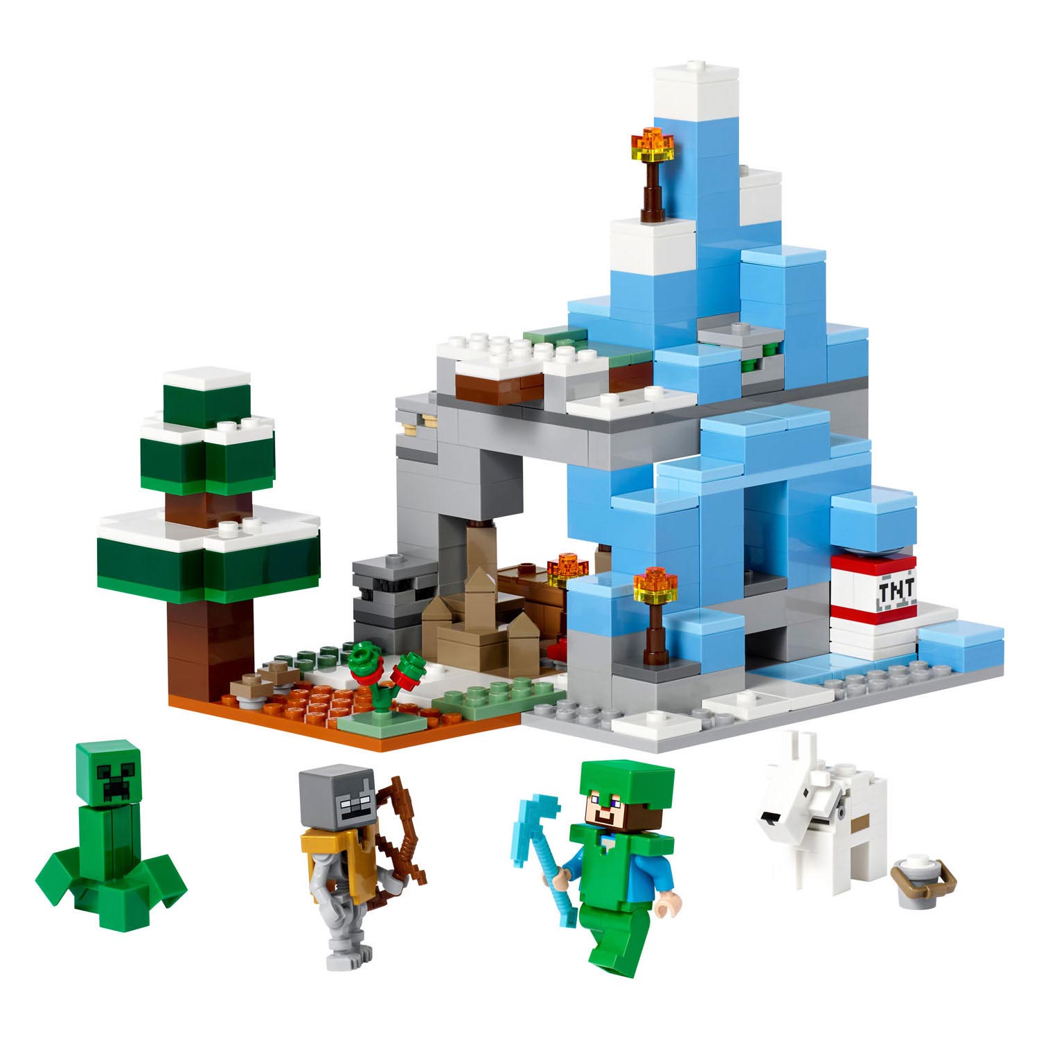 LEGO Minecraft 21243 De IJsbergtoppen