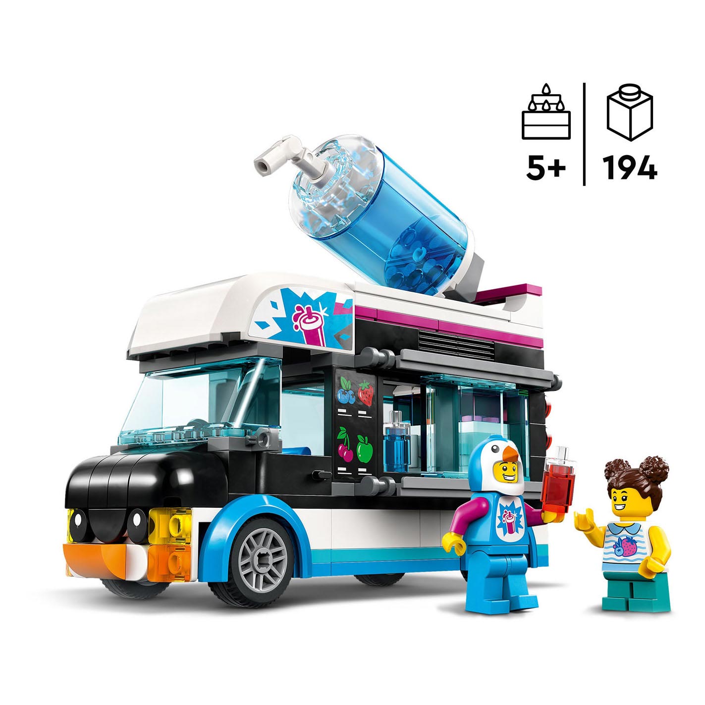 LEGO City 60384 Pinguïn Slush Truck