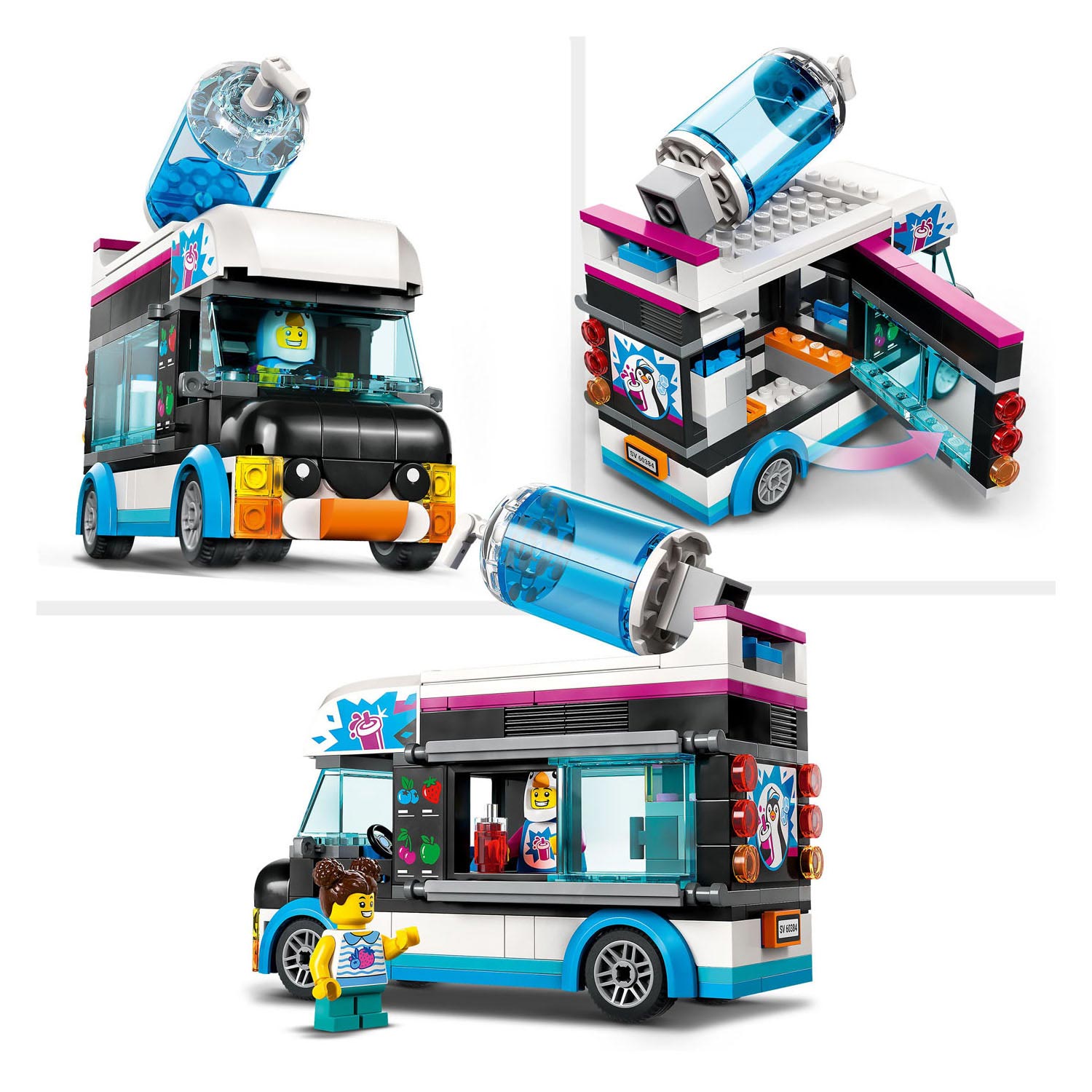 LEGO City 60384 Pinguïn Slush Truck