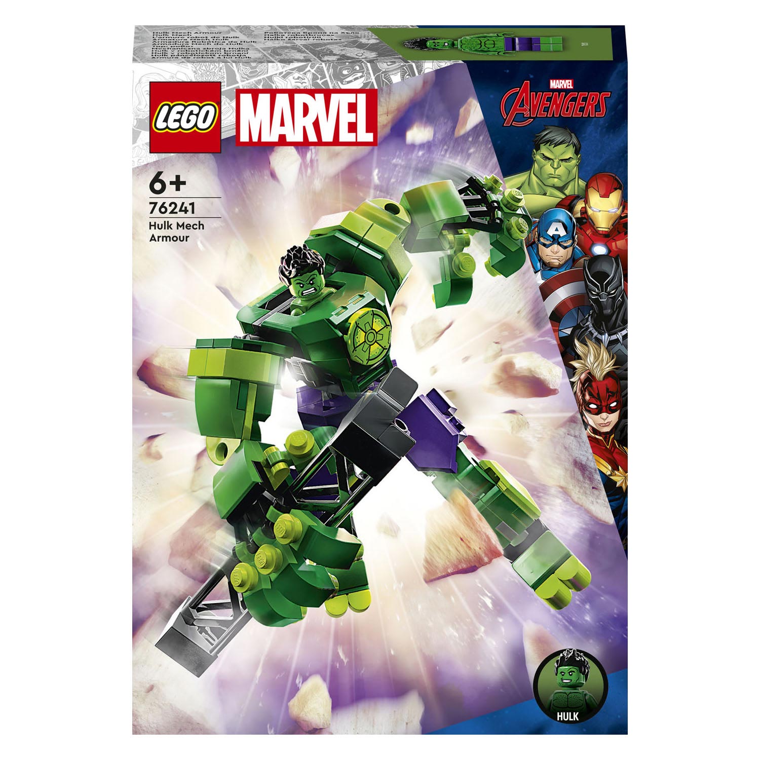 LEGO Marvel Avengers 76241 Hulk Mechapantser