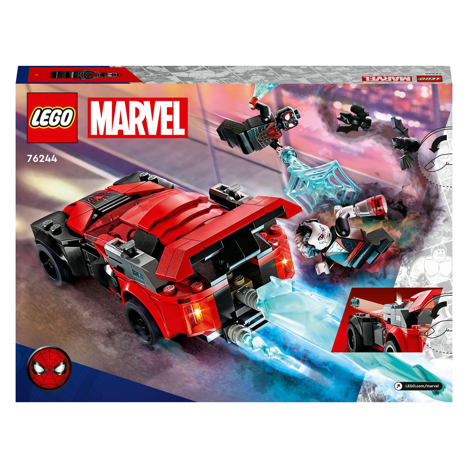 LEGO Marvel 76244 Miles Morales vs. Morbius
