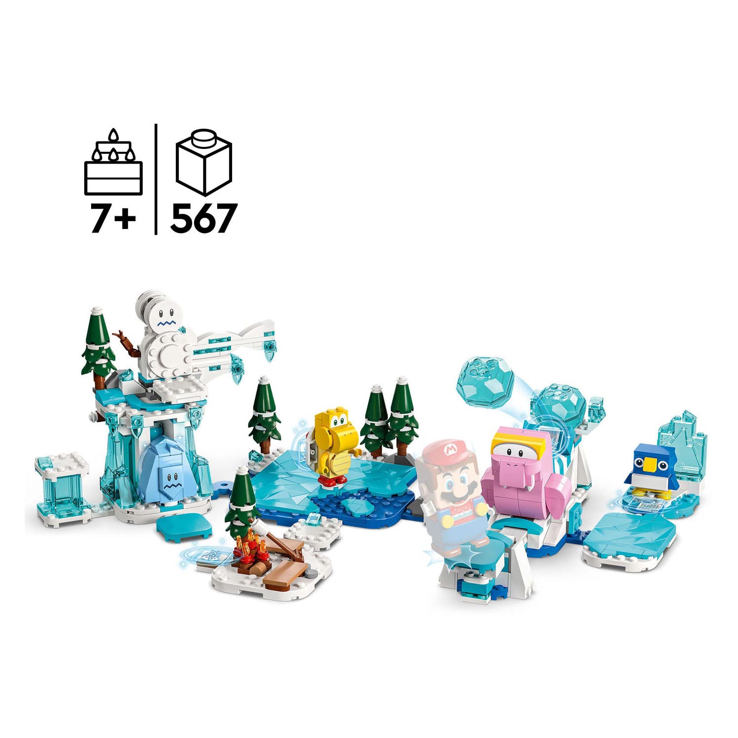 LEGO Super Mario 71417 Uitbreidingsset: Fliprus Sneeuwavontuur