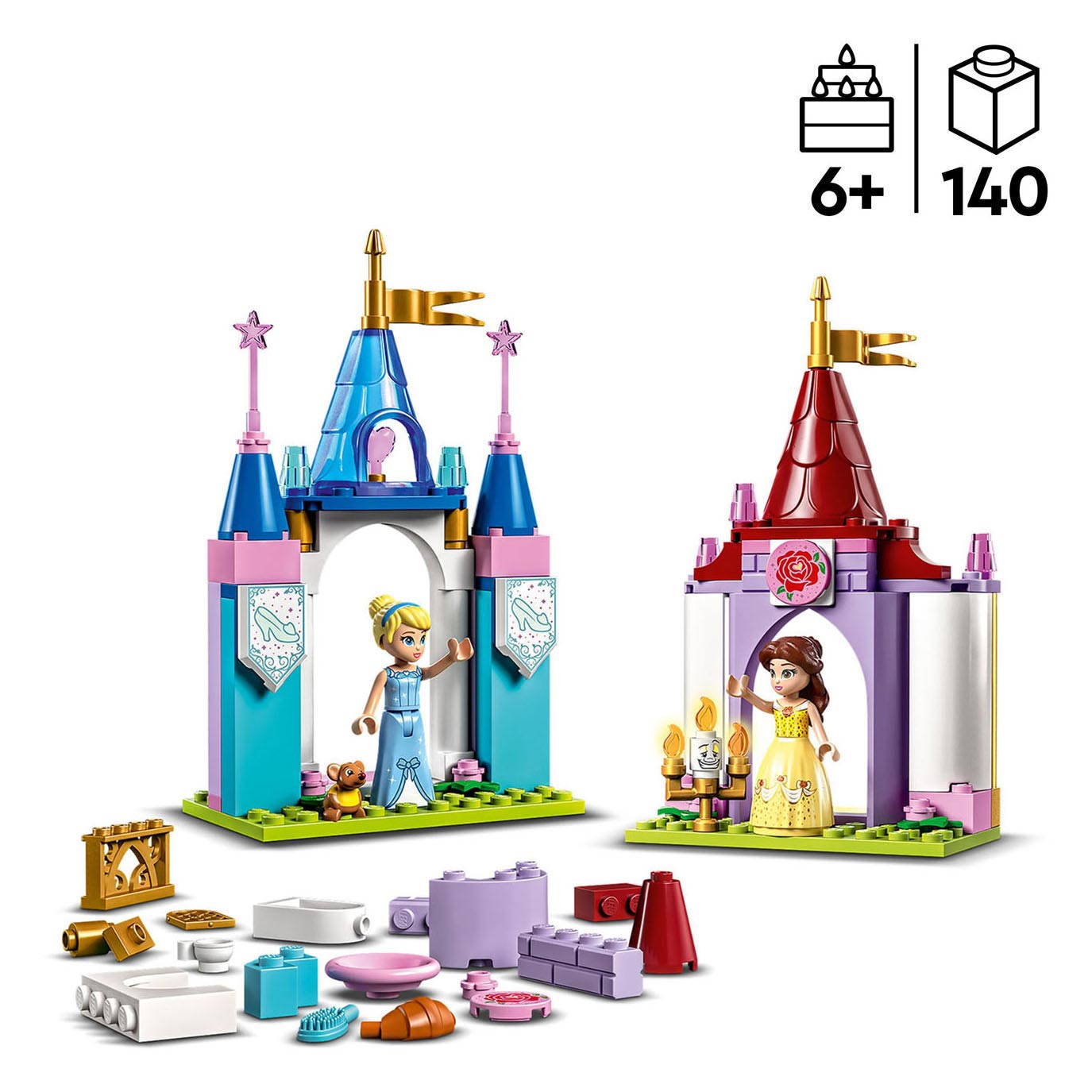 LEGO Disney Prinses 43219 Creatieve Kastelen