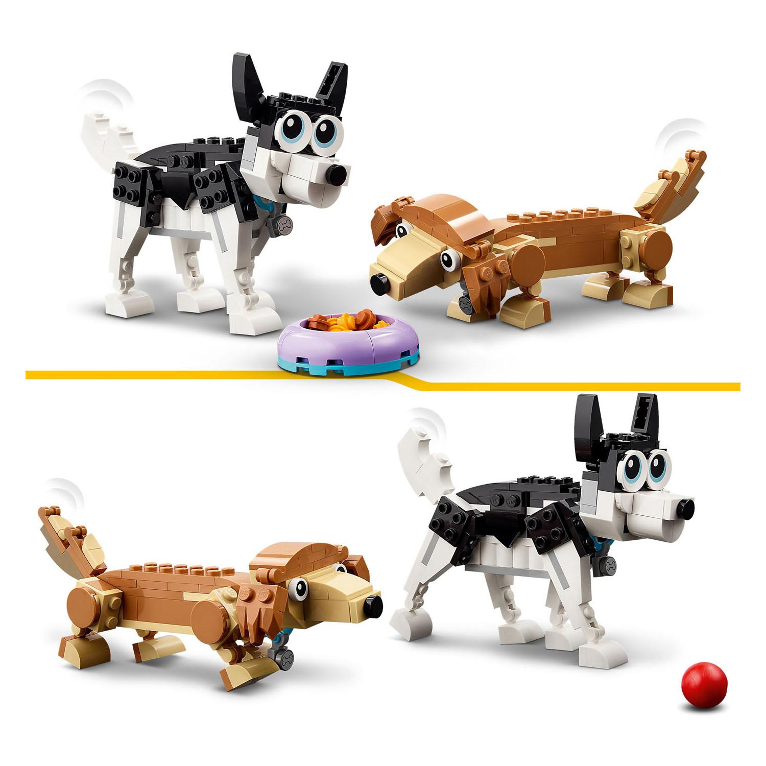 Lego creator 31137 schattige honden