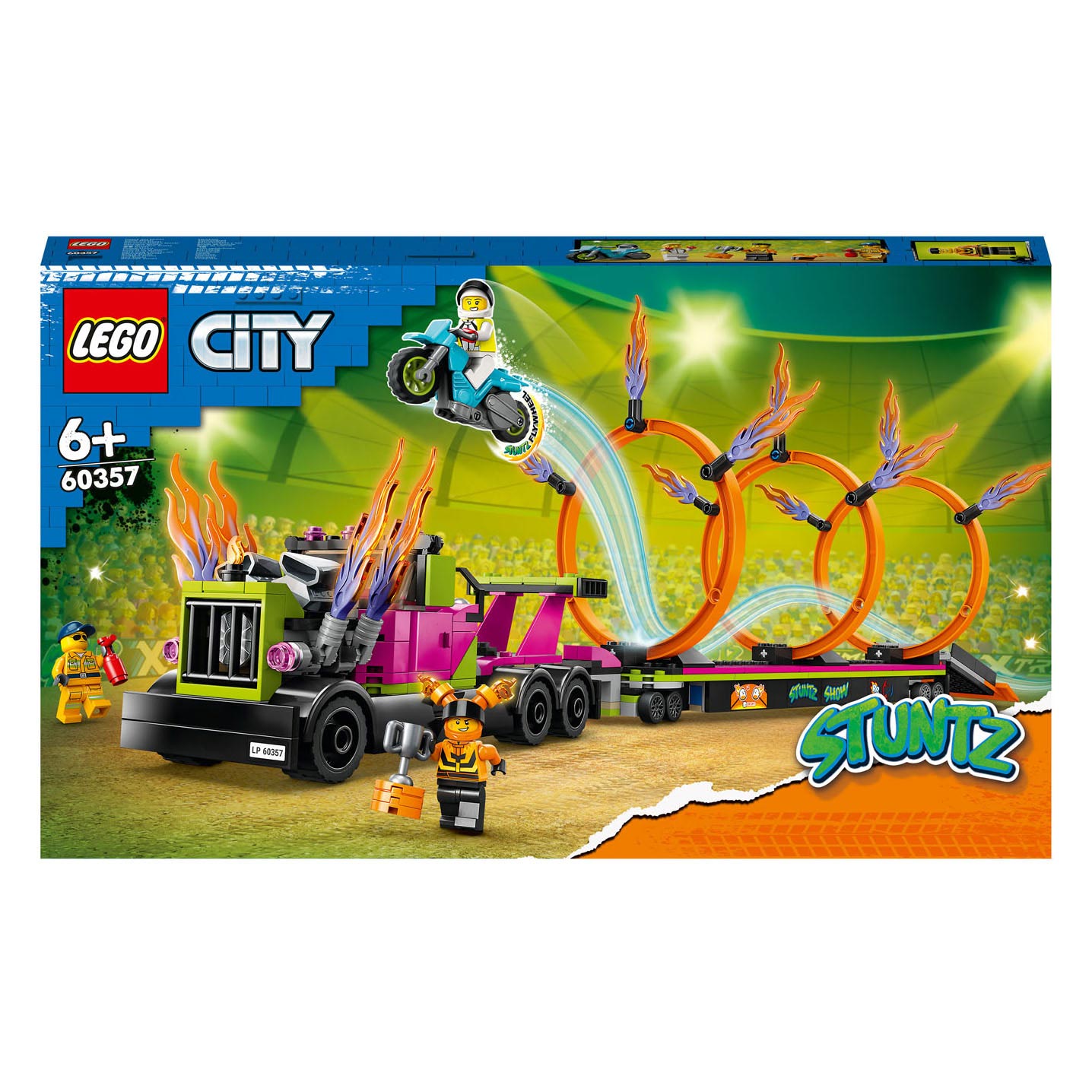LEGO City 60357 Stunttruck Ring van vuuruitputting