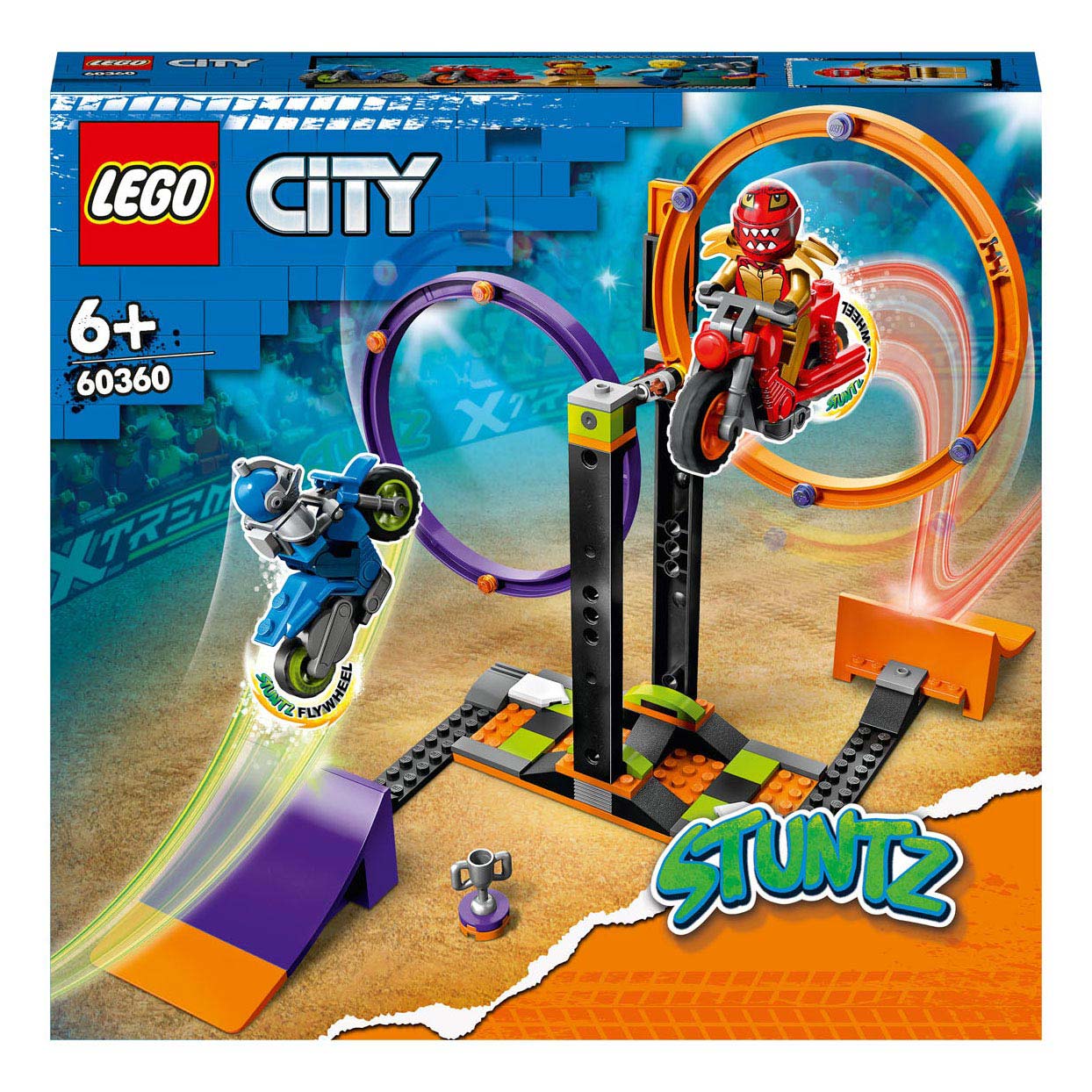 LEGO City 60360 Draaiende stunt-uitdaging