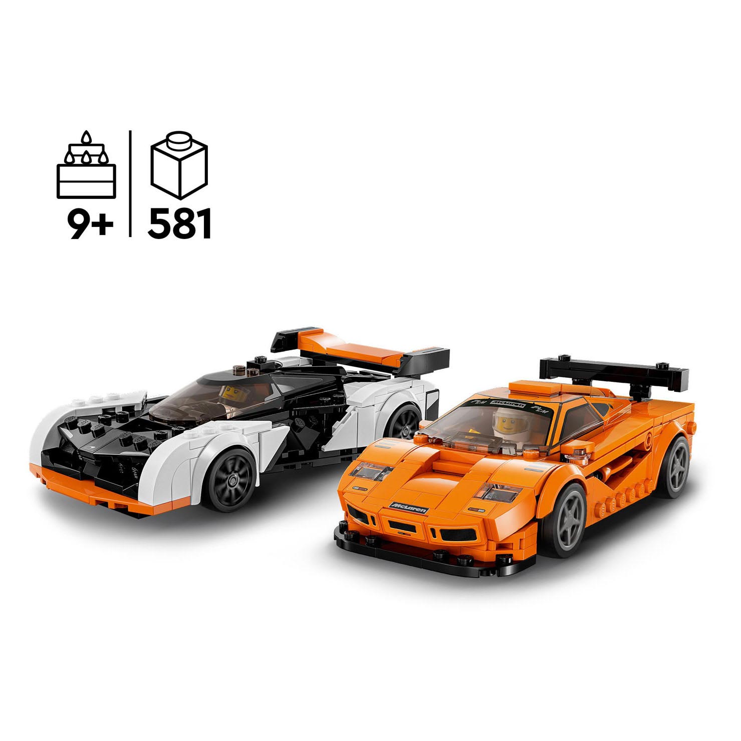 LEGO Speed Champions 76918 McLaren Solus GT McLaren F1 LM